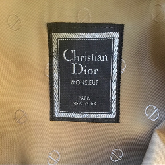 🆕 Christian Dior Men’s Trench Coat 42R - Picture 5 of 8